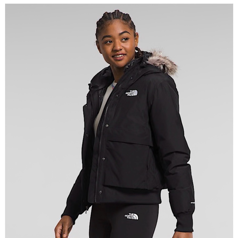 NWT The North Face Women's Black Artic Bomber Jacket